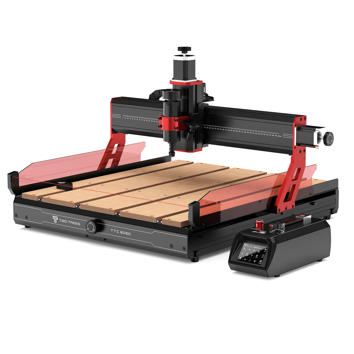 Twotrees 500W CNC Router TTC6050 CNC Engraver DIY Woodwork 600x500mm Laser Engraving Machine For Wood PVC PCB Glass DMF Metal