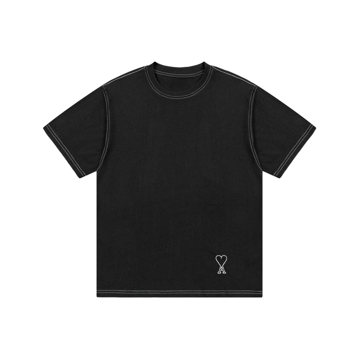 New European and American Trendy Men's Fashionable Casual Short Sleeved T-shirt, Solid Color T-shirt, Men's Summer Sports Tops