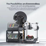 New！ANYCUBIC Kobra 3 V2 Combo 600mm/s Fast Printing 3D Printer 8 Colors ACE Pro Filament Auto Leveling FDM Desktop 3D Printer