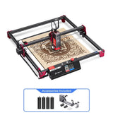 Algolaser DIY KIT MK2 10W Table CNC Laser Cutter Engraver 3.5” Touch Scree Phone&WiF Metal Wood Lase Cutting Engraving Machine