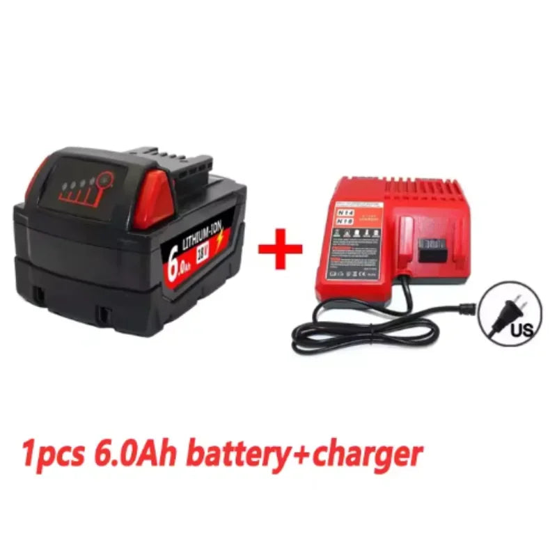 9.0Ah/12.0Ah/6.0A M18 18V Replacement For Milwaukee M18B5 XC Li-ion battery Charger, BR, 48-11-1815 2604-20 48-11-1850 charger