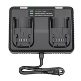 6AH Dual Charger For Dewalt DCB200 Battery Charger DCB107 DCB105 DCB112 DCB115 DCB102 DCB1106 DCB201 DCB203 DCB204 DCB205 DCB206
