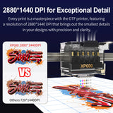 A4 DTF Printer XP600 Printhead 21cm Direct to Film Printer for Dark Light T-Shirt Fabric Garment Clothes DTF Printing Machine