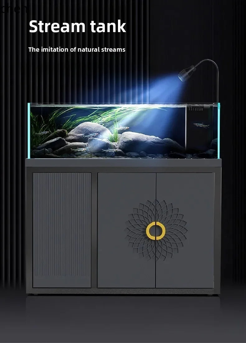 LYY   Grass Tank Bottom Filter Aquarium Household Dry Wet Glass Stream