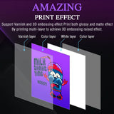 A3 UV DTF Printer for A3/A4 L805 UV Flatbed Printer A4 UV Printer Machine For Varnish Print Metal Acrylic Wood Sticker Printer