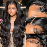 Body Wave Human Hair Wigs 13x6 Hd Lace Frontal Wigs Pre Cut 5X5 Glueless Wig 30 40 Inch For Women Preplucked 13x4 Lace Front Wig