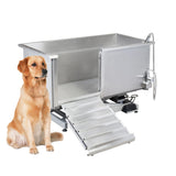Pet Salon Shop Washing Station Pet Spa Stainless Steel Grooming Bathtub with Electric Lifting for Dogs and Cats