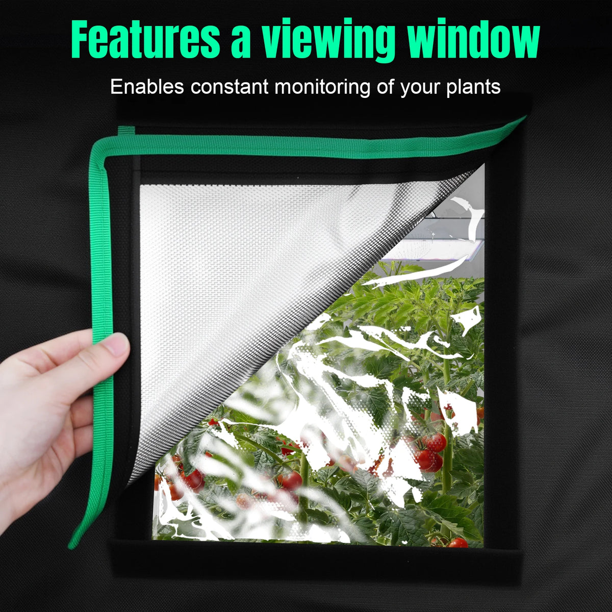 Plant Growing Tent with Observation Window Hydroponic Indoor Grow Tent for Indoor Hydroponics Growing