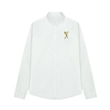 2026 New Men's Long Sleeve Casual Shirt Double Chest Pocket Button Up Soft Loose Linen Comfy Daily Work Street Outdoor Wear Tops