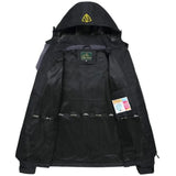 Mens Windproof Jacket Waterproof Lightweight Mountain Sport Jacket for Men Hooded Windbreaker Raincoat