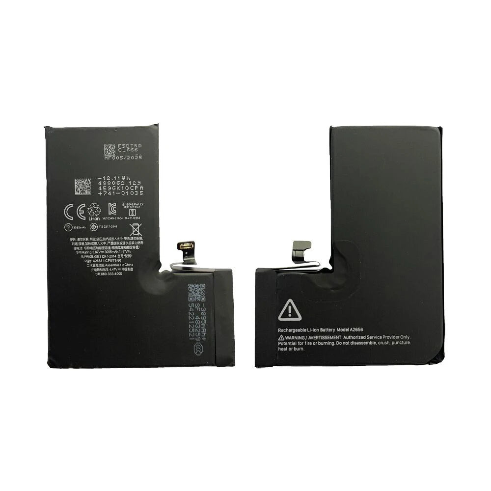 5Pcs/lot Diagnostic Battery For iPhone 12 to 15PM High Capacity Battery Shows Genuine Part No Need Older BMS No Pop Up Message