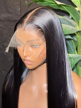 13x6 HD Lace Frontal Wig 100% Raw Human Hair Straight Lace Front Wig 30 36 Inch Long Human Hair Wigs Full 250% 300% Lace Wigs