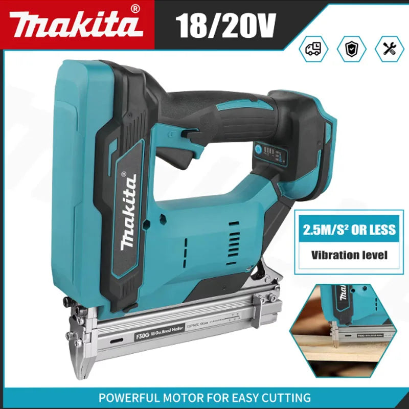 2 in 1 Electric Stapler Gun 10-30mm Nails Nail Gun for Upholstery And Woodworking 2 Inches Driving Capacity