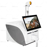 Diode Laser Hair Removal Machine 755nm 808nm 1064nm 3-Wavelength Ice Titanium Painless Body Hair Removal Equipment for Salon