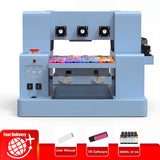 For Epson XP600 A3 UV Flatbed Printer LED UV Printer for Acrylic Glass Wood Direct-to-Object UV DTF Sticker Printer for Bottle