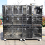 Veterinary Cage Twelve Compartments for Pet Hospital Pet Cages Dog Cat Veterinary