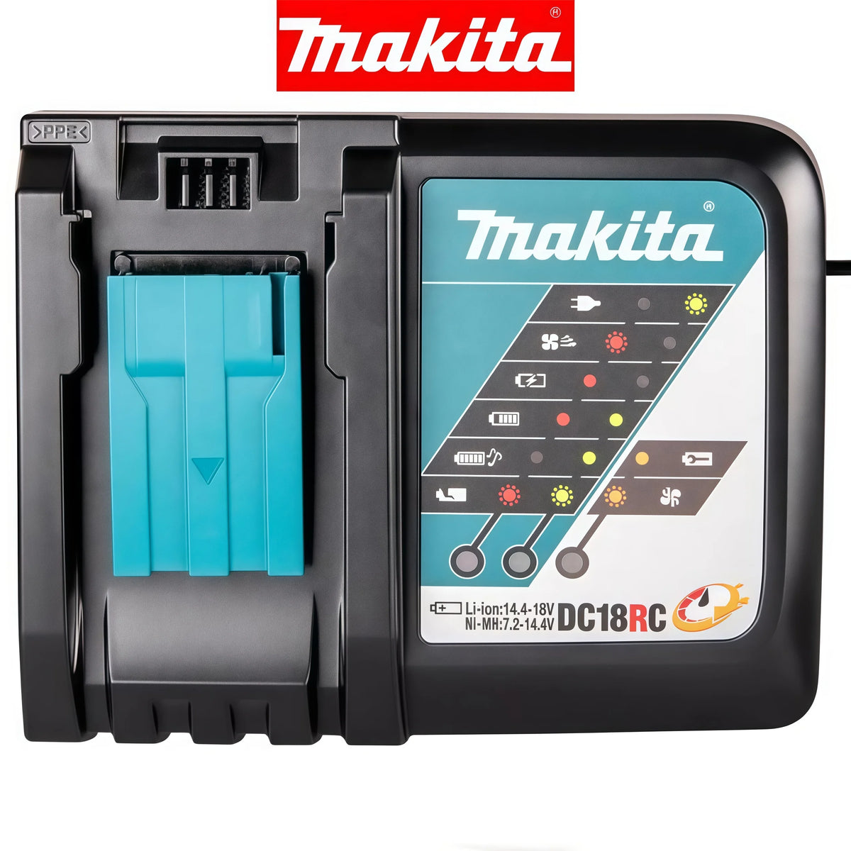 Original Makita 18V 9.0Ah Battery + DC18RC Fast Charger Kit, Replacement for BL1890B BL1860B LXT Power Tools.