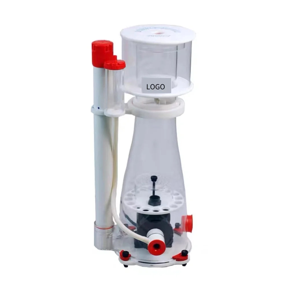 3000L/h Small Acrylic Protein Skimmer for Fish Tank Aquarium Foam Separator with Solid Filter Made from PP Material