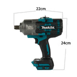 Makita Style 18V Brushless Impact Wrench 1300N.m Torque Stepless Speed Control Electric Wrench for Heavy Duty Maintenance
