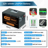 Brand New LiFePO4 12V 24V 48v 100ah 200ah 280ah 400Ah LiFePO4 Lithium Battery 100A BMS 6000+ cyclic for Inverter Solar RV No Tax