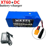 New 10S4P 36V 100000mAh Electric Scooter Lithium Battery 18650 Battery Pack 36V Suitable for Bicycle Scooter Battery+42V Charger