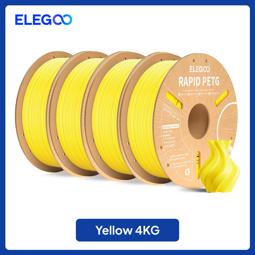 ELEGOO 4KG/5KG/10KG 1.75mm Rapid PETG Filament