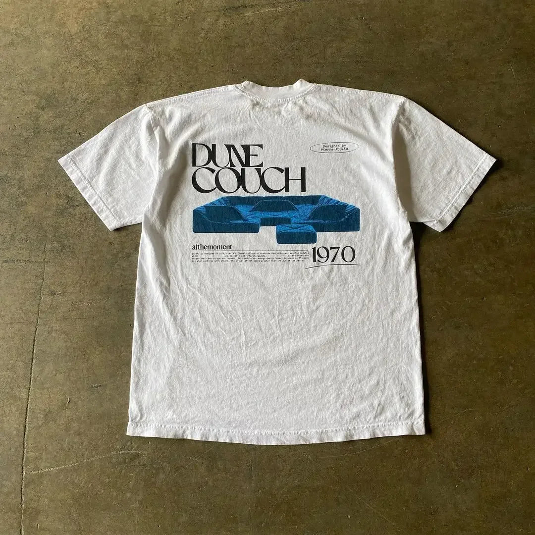 High Quality Minimalism Men's Oversizeds Gothic Printed American Retro Short-Sleeves Sports Washed Element T-Shirts 2026
