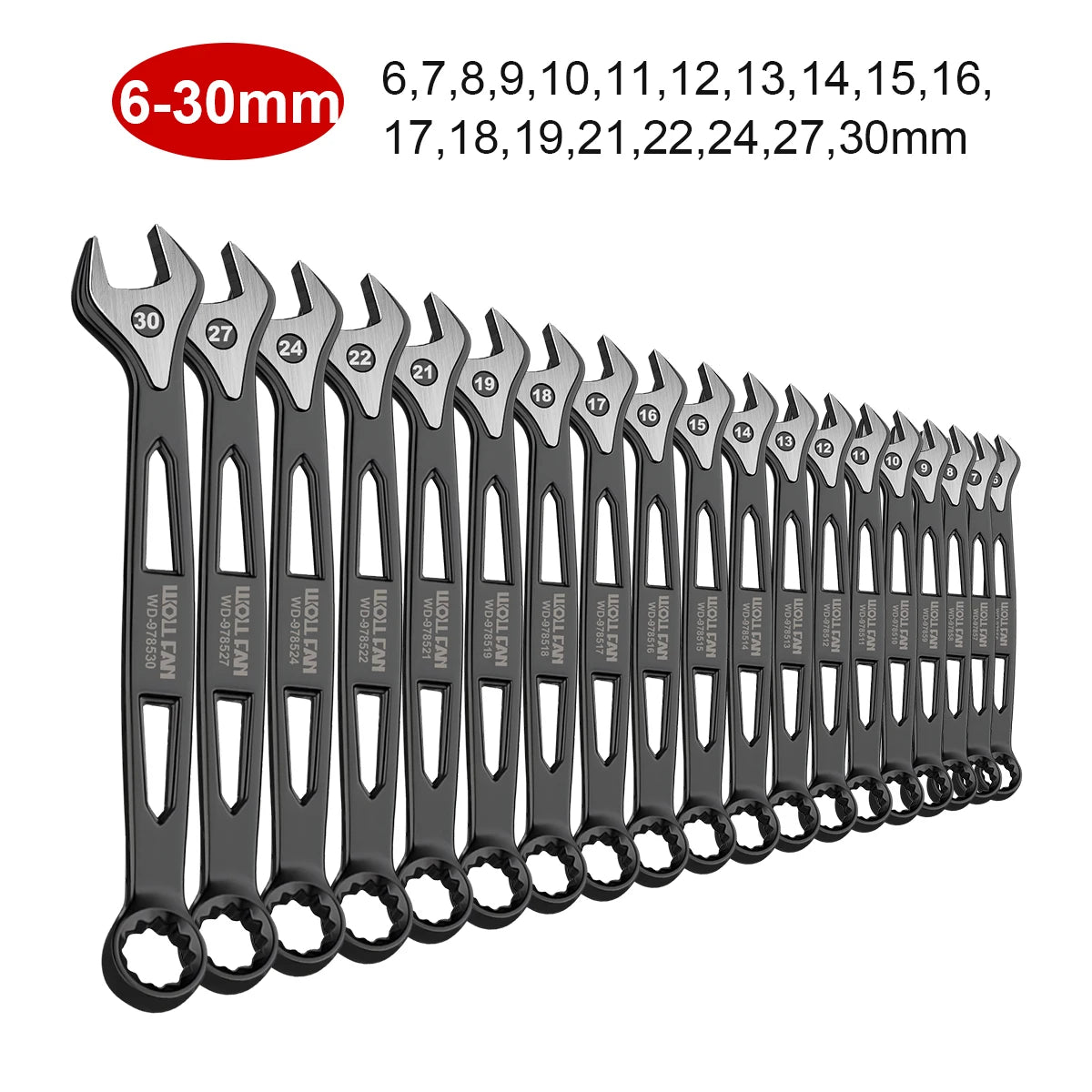 1 Set Ratcheting Wrench Set,Combination Ended Spanner kits, Chrome Vanadium Steel Hand Tools Socket Key Ratchet Wrench set