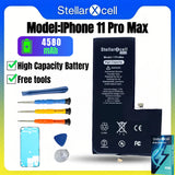 High Cpacity Cell + 7037 TI Ultra Battery Replacement for iPhone StellarXcell11 13mini 15 IP14 Pro Max 12 16 16pro 16promax