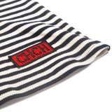 CHCH Women Stripe Tops Summer Embroidery Short Sleeve Casual Simple Classics Patchwork Knitted T-Shirt Office Ladies Tees