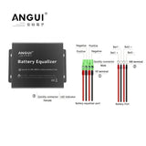 ANGUI Battery Equalizer Active 48V BM202S HC01 24V LED Display 2 X 24V Lead Acid Gel Batteries Series Balancer 2S Active NCM 48V