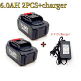 21V 9AH 6AH 3AH Electric drill, screwdriver, durable lithium battery,for Makita 21V series electric tool high voltage water gun
