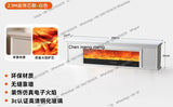 Fireplace, Electronic Simulation Flame Heating Decorative TV Cabinet Home Living Room New Storage Cabinet
