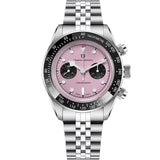 PAGANI DESIGN Men Watches New Pink BB Panda Dial Chronograph Fashion Luxury Quartz Watch For Men VK64 Movt Waterproof Watch 2026
