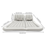 SUV Air Mattress w/ Air Pump, Inflatable Car Mattress for Trunk, Camping Bed Cushion Travel Back Seat Sleeping Bed