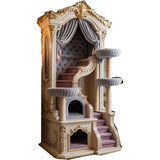 AA Solid wood indoor cat climbing frame cat nest cage kitten villa luxury high-end cat house
