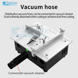 Mini Table Saw Multifuncional Woodworking Cutting Saw Home Portable Precision Table Saws for Crafts Wood Metal Plastic Cutting