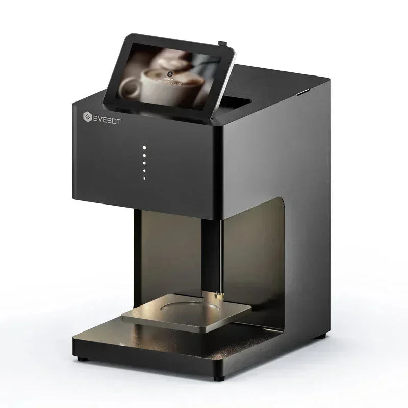 Evebot Multicolor Coffee Drink Printer Color Printer Suitable for Printing Pictures 600dpi 7-inch Touch Screen