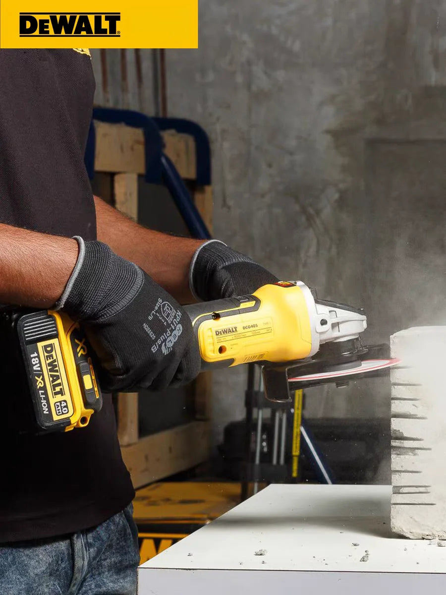 DeWalt 20V DCG409VS Brushless Lithium Battery Speed-Regulating Angle Grinder, Cordless Polisher, Metal Cutting Machine