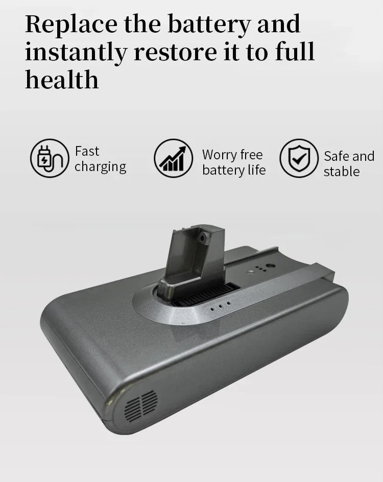 New Original Replacement Battery for Dreame V11 V11SE V12 VVT1 VVN6 VVN5 VVA1 V12pro Wireless Vacuum Cleaner 18650 Battery Pack