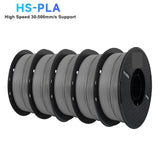 KINGROON High Speed PLA Filament 1.75mm New HS-PLA 3D Printer Filament For 30-500mm/s Fast Printing Rapid PLA 5kg 10kg Mix Color