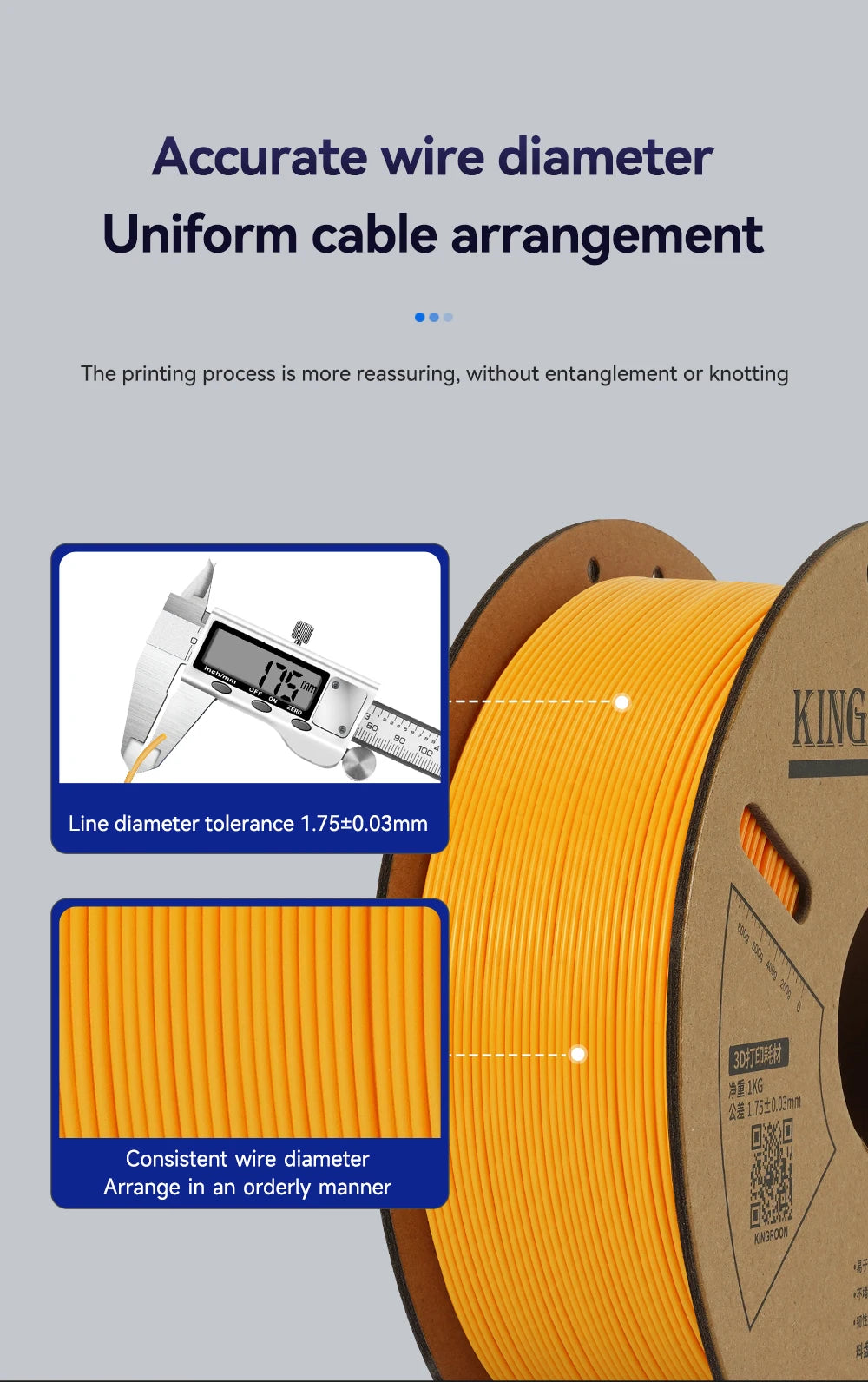 KEEPANG PLA Filament 1.75mm 3D Printer Filament 5/10Rolls 3D Printing Plastic Material 100% No Bubble for FDM 3D Printer MIX