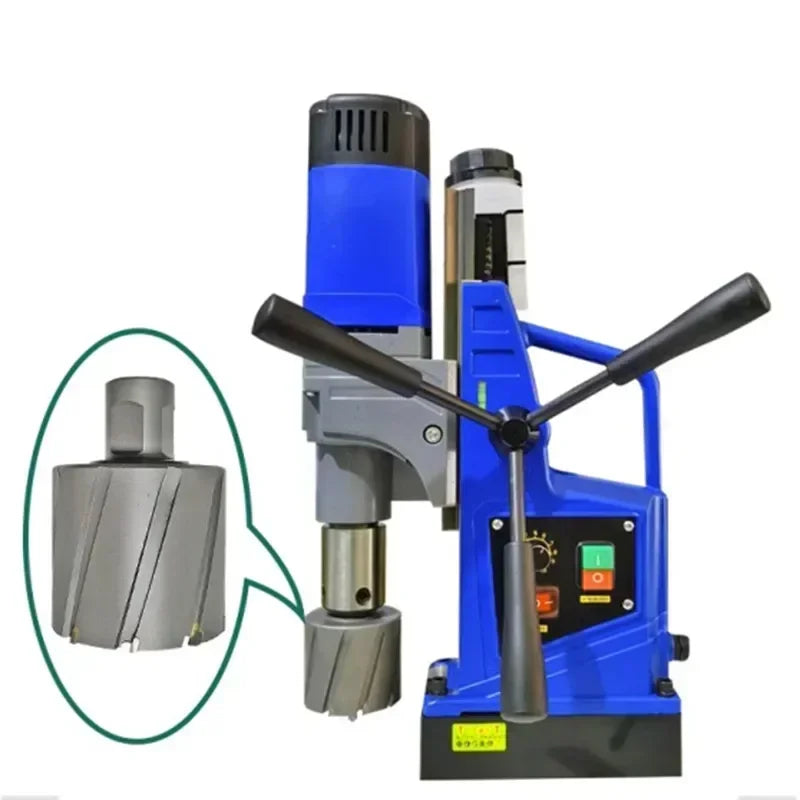 Upgrade Upgrade Industrial Grade Small Magnetic Drill 13 Horizontal Hollow Drill 40 Multi-function Adjustable Speed Magnetic Sea