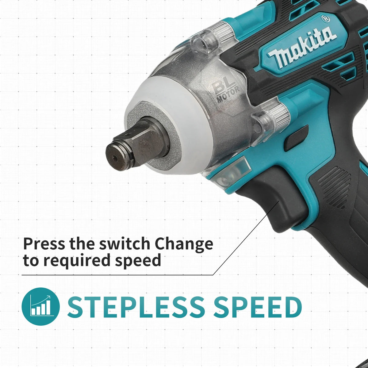 Makita DTW300 18V Brushless Cordless Wrench High Torque Auto Repair Tool Set Lithium-ion Power Wind Cannon for Tire Removal