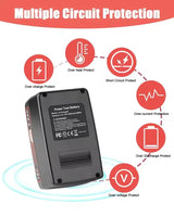 18V 6.0 Ah Li-ion Replacement Battery 4511395 for EINhell 4511481 4511396 PXC AXXIO GE-LC 18 Li Series Cordless Drill Battery