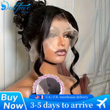 Invisible Strap 360 Full Lace Wig Body Wave 360 Hd Lace Wig 220% Density Natural Color Loose Body Wave Brazilian Human Hair Wigs
