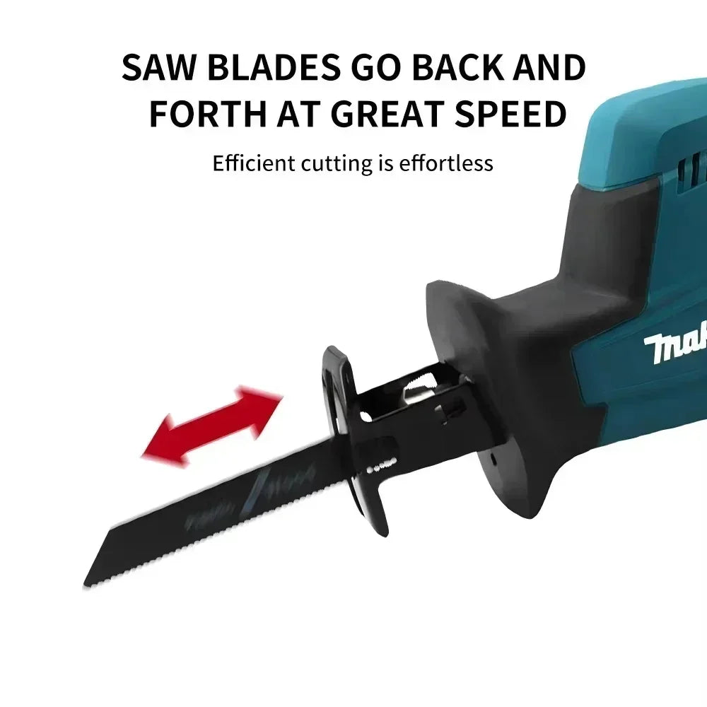 Makita Cutting Saw Portable Saw Power Tool DJR189 18V Cordless Electric Reciprocating Saw Brushless Rechargeable Wood Metal