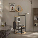 Multi-layer Board Creative Tree Solid Cat Wood Cat Cat Luxury Scratching Climbing for Frame Balcony Home Simple Pet Accessories
