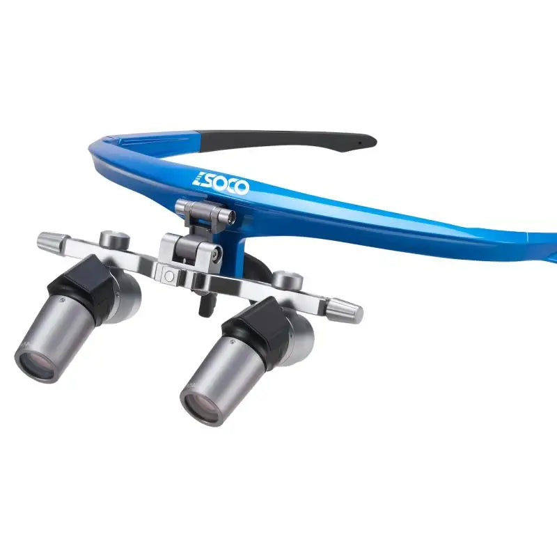 Dental Surgical Loupes 45° Ergo Deflection&Flip-up Medical Magnifier Professional Binocular Loupes for Dentist Magnetic Headlamp