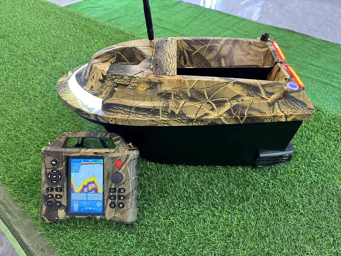 New 116 Points RC Fishing Bait Boat With GPS Sonar Fish Finder And 18Ah Battery For Carp Fishing
